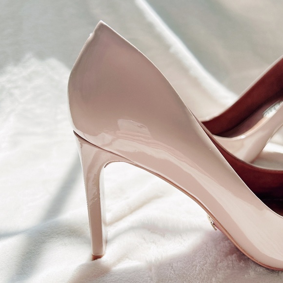 L'intervalle Alecia Nude Patent heels pumps - Picture 3 of 7